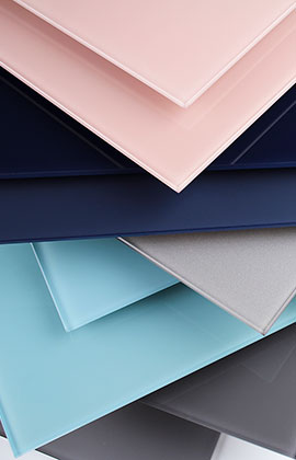 Bảng màu kính ốp bếp